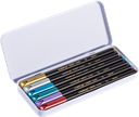Feutres Edding 1200, assort. 6 couleurs 