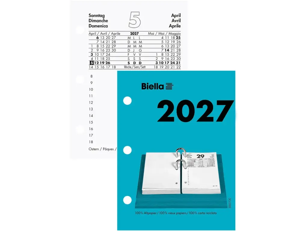 Petit bloc calendrier 2025