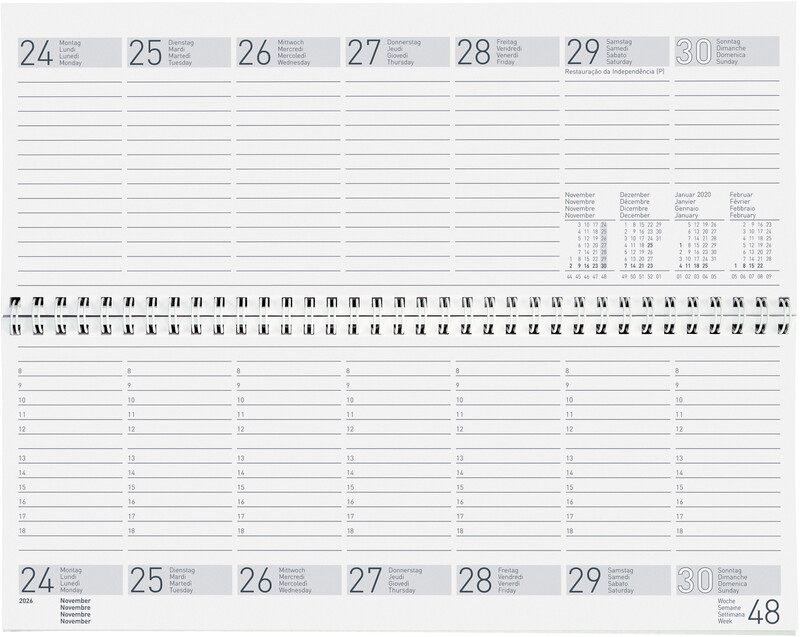 Calendrier de table Seplana 2025 carton