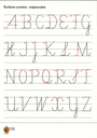 Ecriture 3e-4e modèle écriture cursive A5