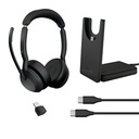 ​Casque Evolve2 55 MS Stereo Link390c ANC (USB-C) incl. chargeur