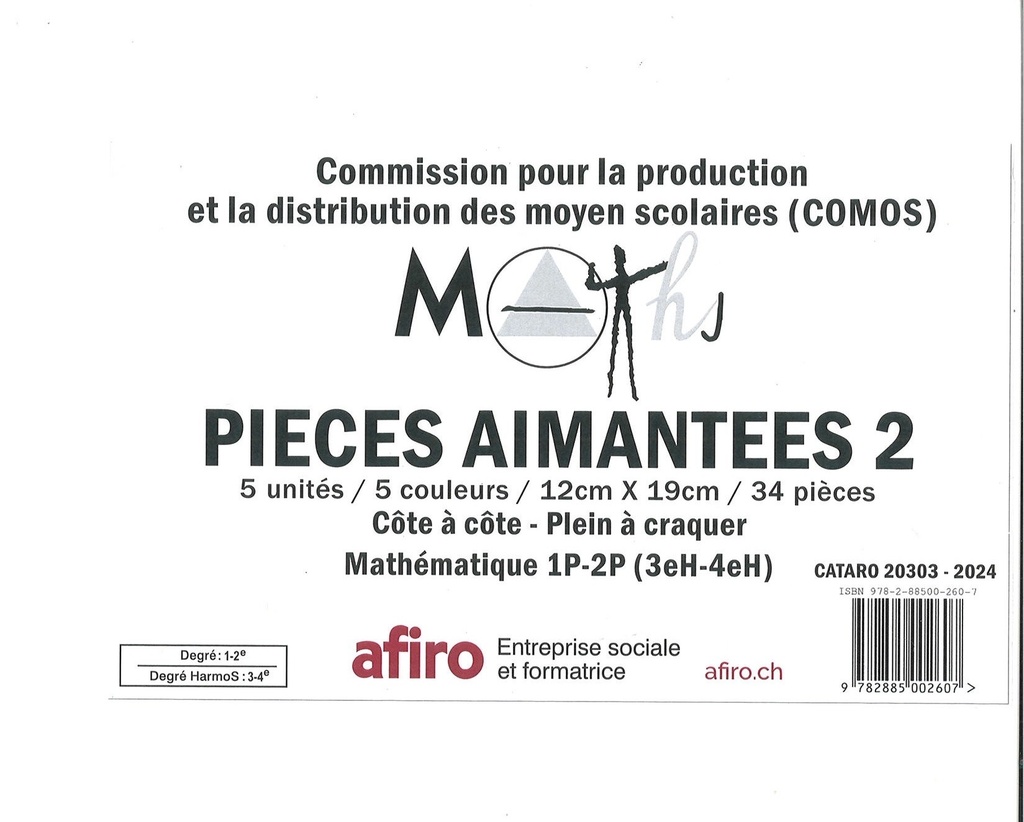 Math 3-4e Pièces aimantées II (CATARO 020303)