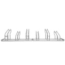  Marchepied pliant en aluminium, hauteur d’estrade 600 mm