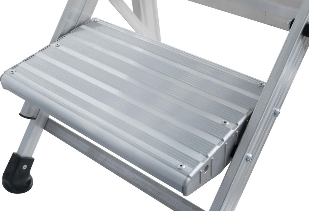  Marchepied pliant en aluminium, hauteur d’estrade 600 mm