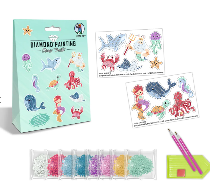 Diamond Painting Sticker "Sealife"