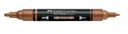 Marqueur double pointe - Faber Castell - Chrome cuivre 552 - Miroir