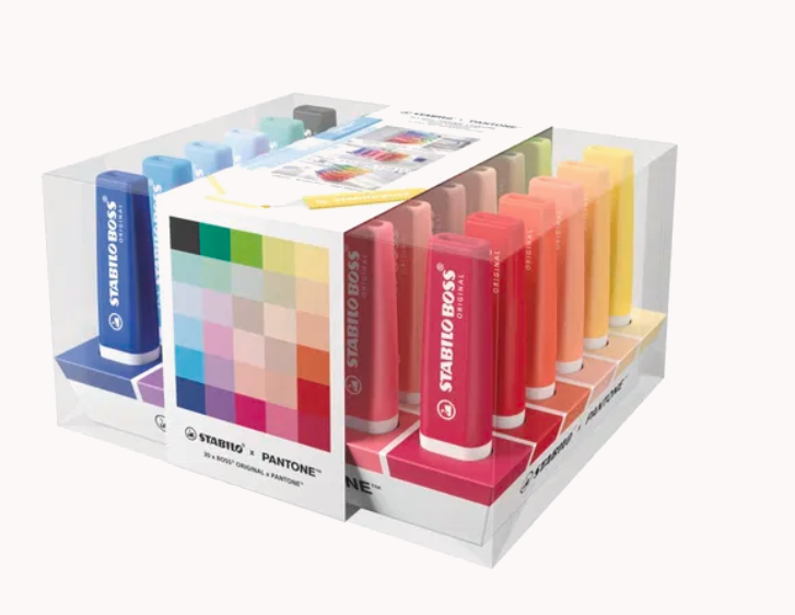 Surligneur Stabilo Boss Original Pantone assortiment de 30 couleurs