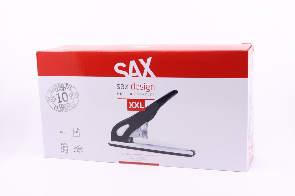 Agrafeuse XL avec logement incorporé pour les recharges d'agrafes SAX 299