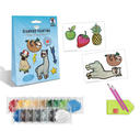 Painting Sticker "Animal friends"-pierres de diamant assorties en couleurs différentes