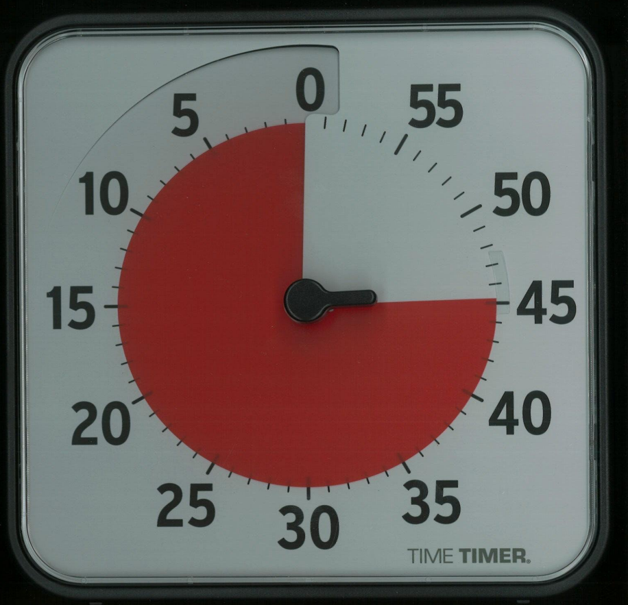 Time Timer 18x18cm
