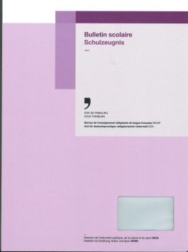 Schulzeugnis ohne Titelblatt
