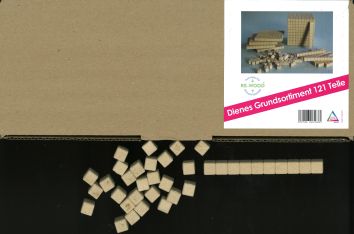 Dienes Grundsortiment aus RE-WOOD®, im Karton