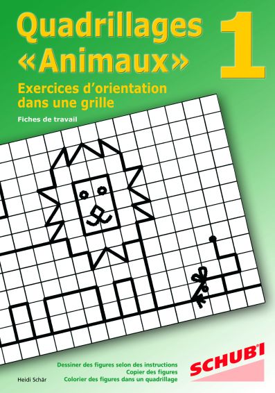 Quadrillages Animaux 1  EPUISE