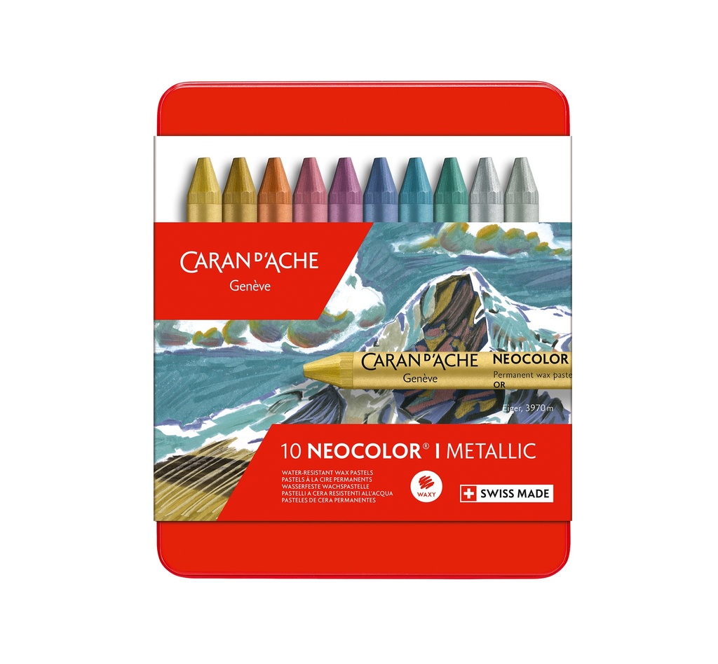Néocolor I  N° 7004 METALLIC 10 couleurs