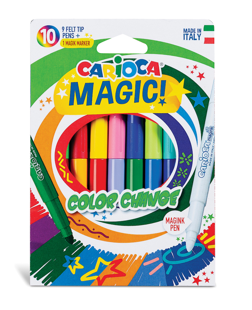 Feutres Carioca Color Change Magic 10 couleurs