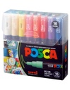 Sortiment Posca Marker PC-1 m - 0.9/1.3mm 16 Farben