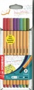Fineliner Stabilo Point 88, assortiment 8 couleurs