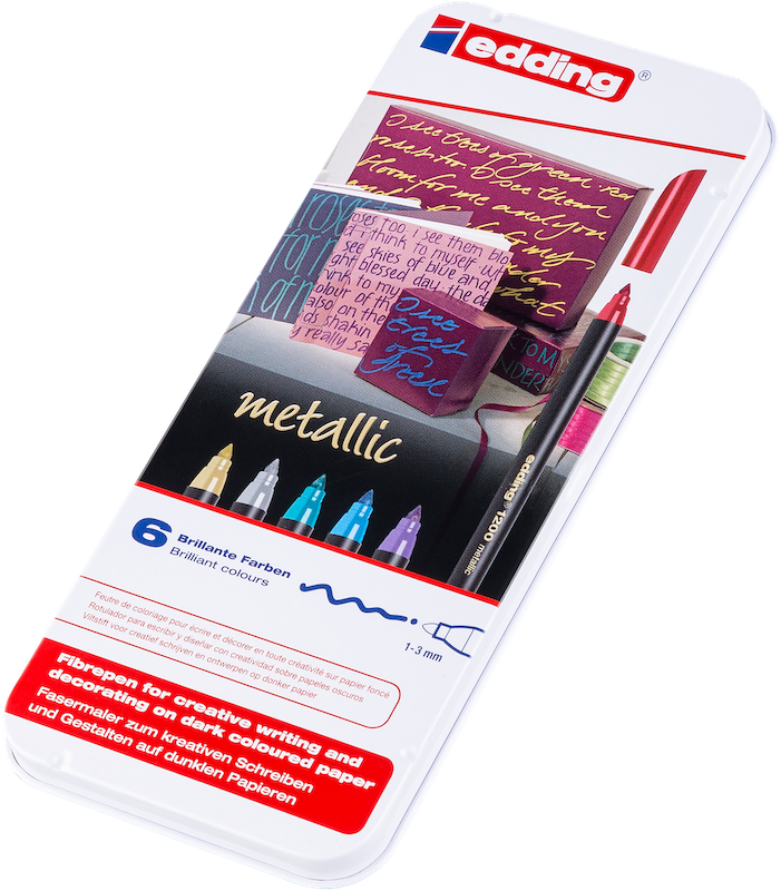 Faserschreiber Edding 1200 Sortiment 6 Farben