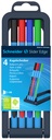 Stylo à bille Schneider Edge Slider XB (assortiment 4 couleurs)