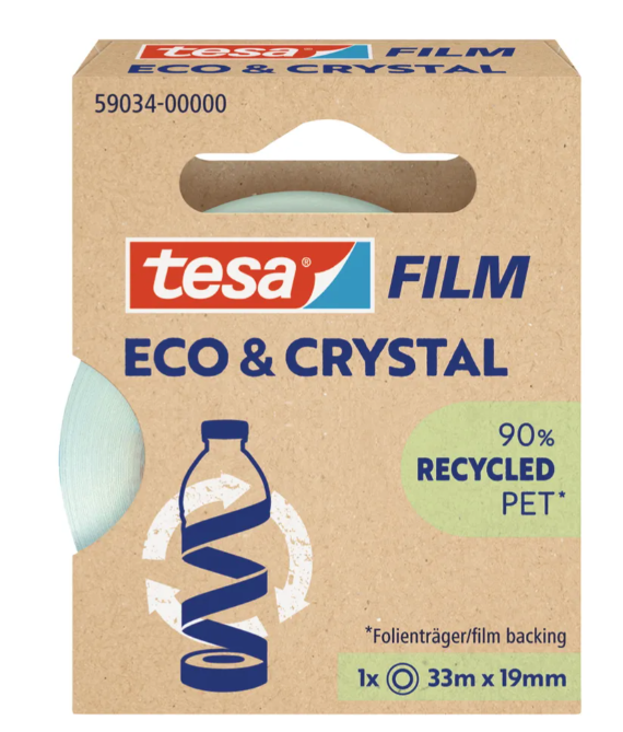 Klebeband tesa® eco&crystal 33 m x 19 mm