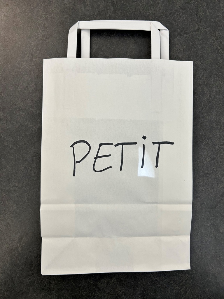Papiertasche weiss