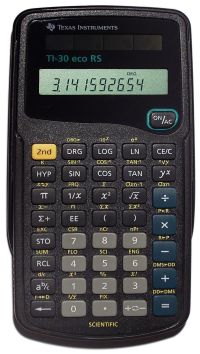 Calculatrice Texas TI 30 ECO RS