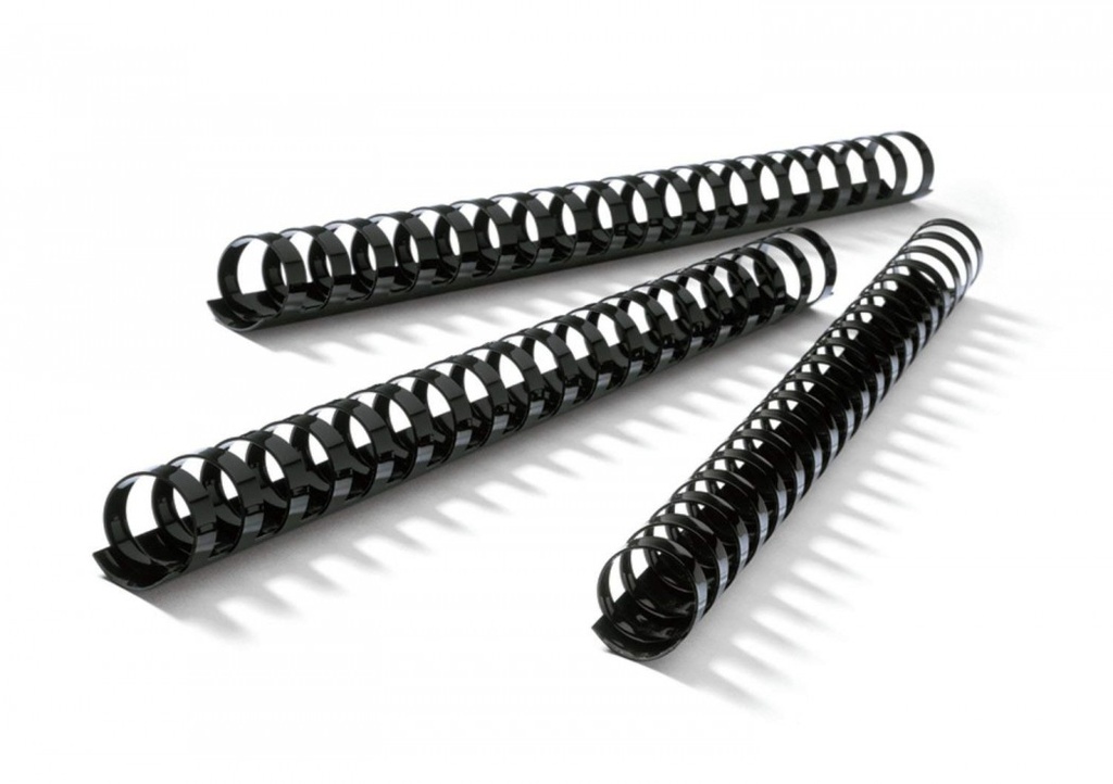 Plastikbinderücken  A4 14 mm schwarz