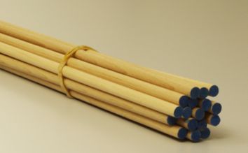 Buchen-Rundstab Lang 1 m