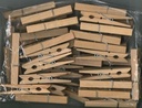 Pincettes en bois FSC 7.2 cm 50 pièces