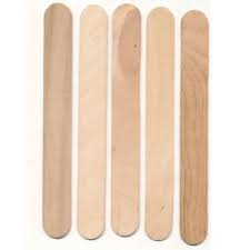 Spatules en bois 150 mm 80 pièces