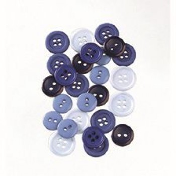 Boutons assortiment ø 10-15 mm - 130 pièces