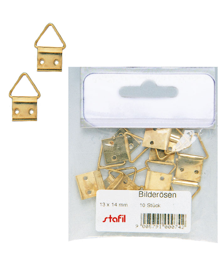 Bilderösen13 x 14 mm 10 Stk.