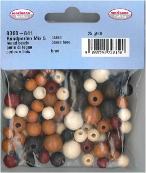 Perles en bois assortiment