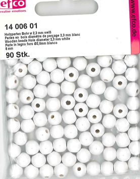 Holzperlen ø 8 mm 80 Stk.