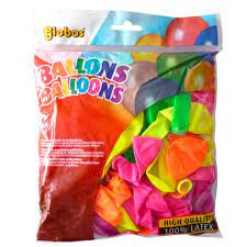 Ballons ø 25 cm neon (100 pièces)