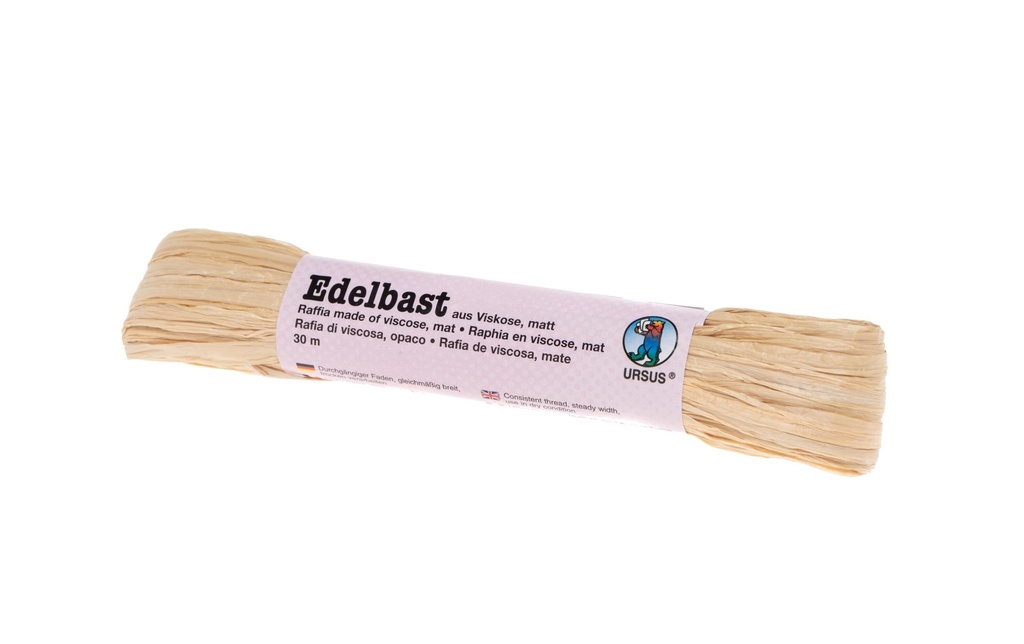 Raphia en viscose mat env. 30 m