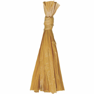 Raphia en viscose mat brun moyen env. 30 m