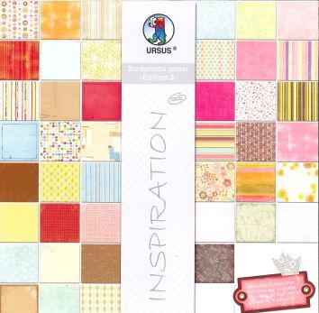 Papier  Scrapbooking  Sortiment  120 g/m2, 30.5x30.5 cm(44 Blatt, sortiert in 22 verschiedene Motiven)