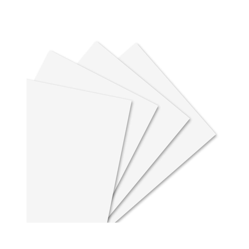 Carton blanc mat Euroset 50 x 70 cm 400 g/m2