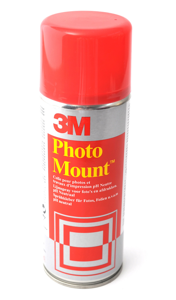 Colle en spray PhotoMount Scotch 3 m -  400 ml - rouge