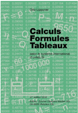 Lippuner: Calculs, Formules, Tableaux