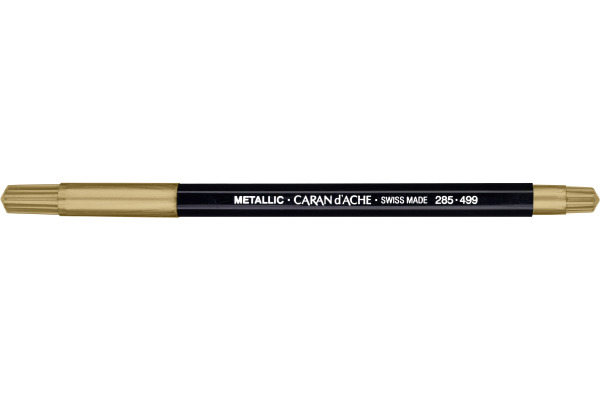 Fancolor Filzstift Caran d'Ache métallic gold