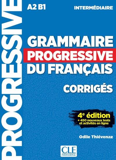 Grammaire progressive du français intermédiaire A2-B1 corrigés