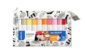 Feutres Pilot Pintor 1.5-2.2mm assortiment de 10 couleurs