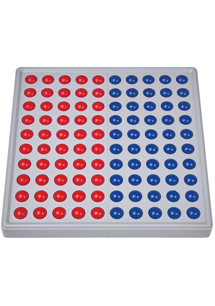 Boulier Abaco 100 tricolor rouge-bleu modèle B 5/5