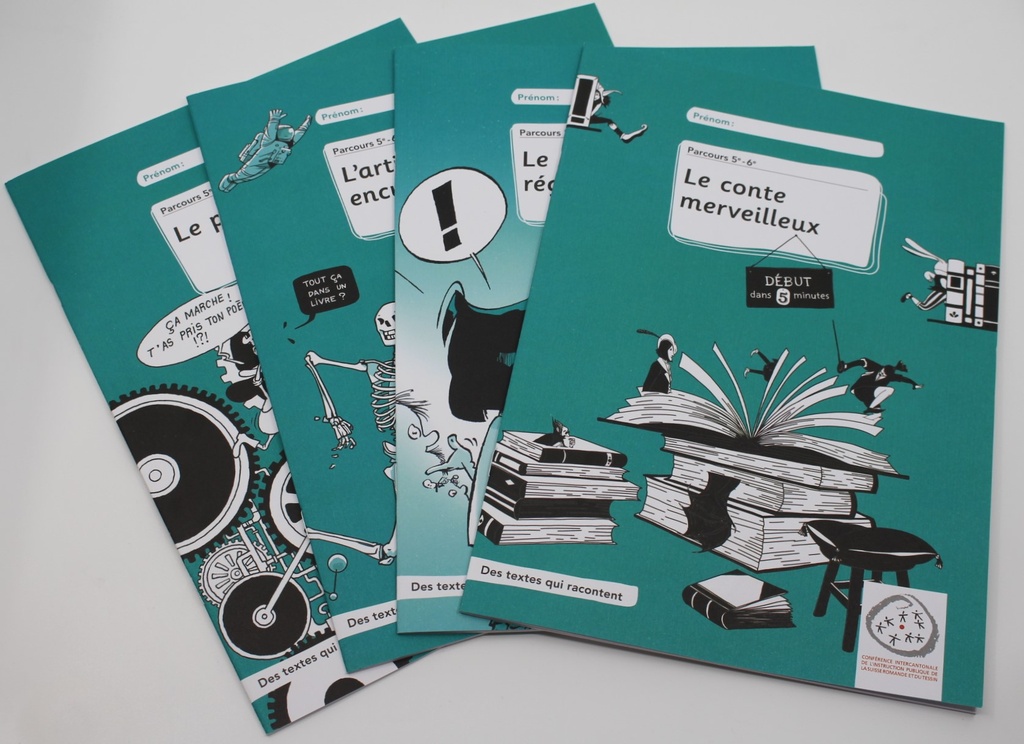 Français 5/6e, lot de 4 cahiers d'activité série verte   (CATARO 011450)