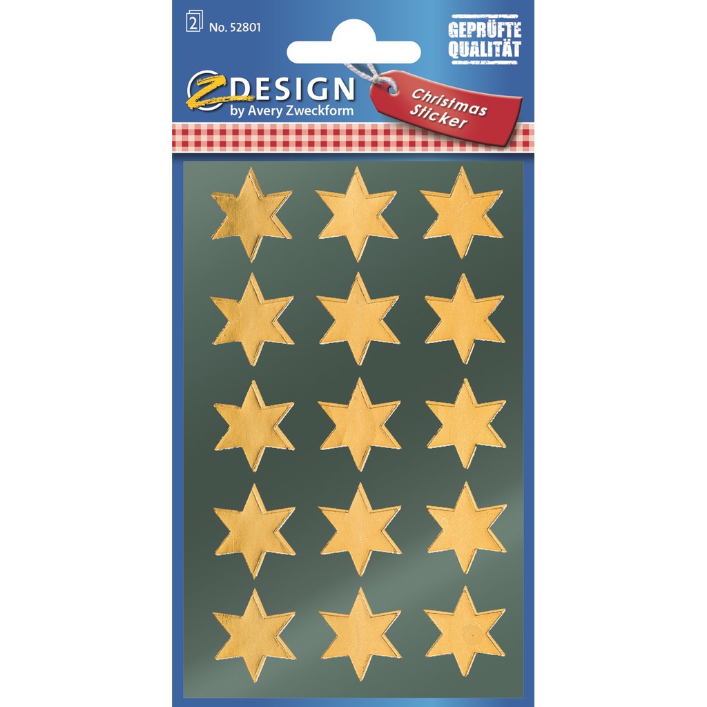 Stickers goldene Sterne 1 
