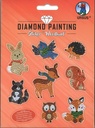 Diamond Painting Sticker "Woodland" pierres de diamant assorties en couleurs différentes