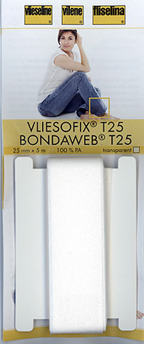 Vliesofix-T largeur 25 mm - 5 m