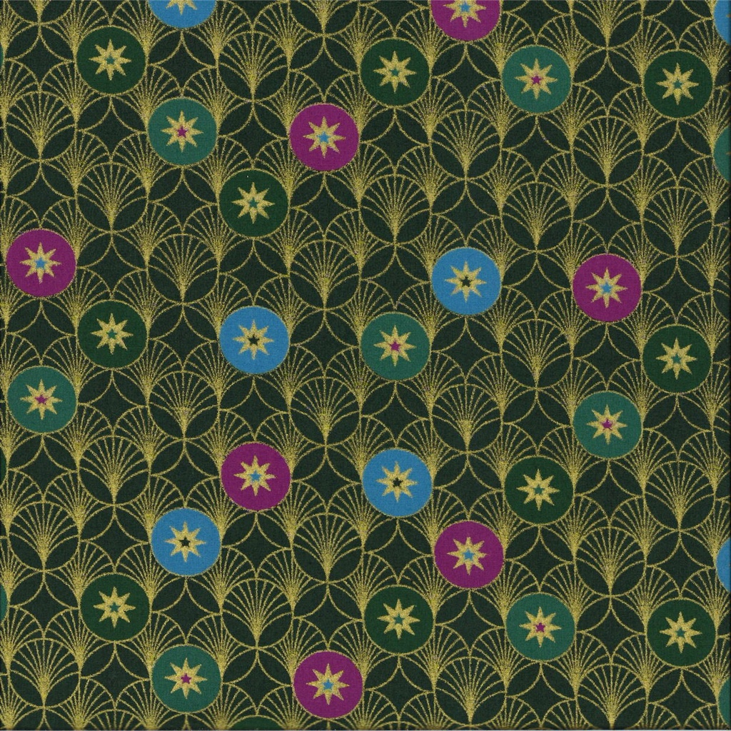 Tissu Noël imprimé largeur 145 cm